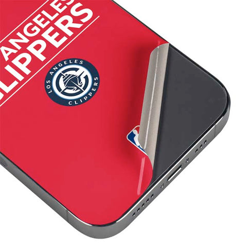 NBA Los Angeles Clippers Standard Red iPhone 14 Pro Skin